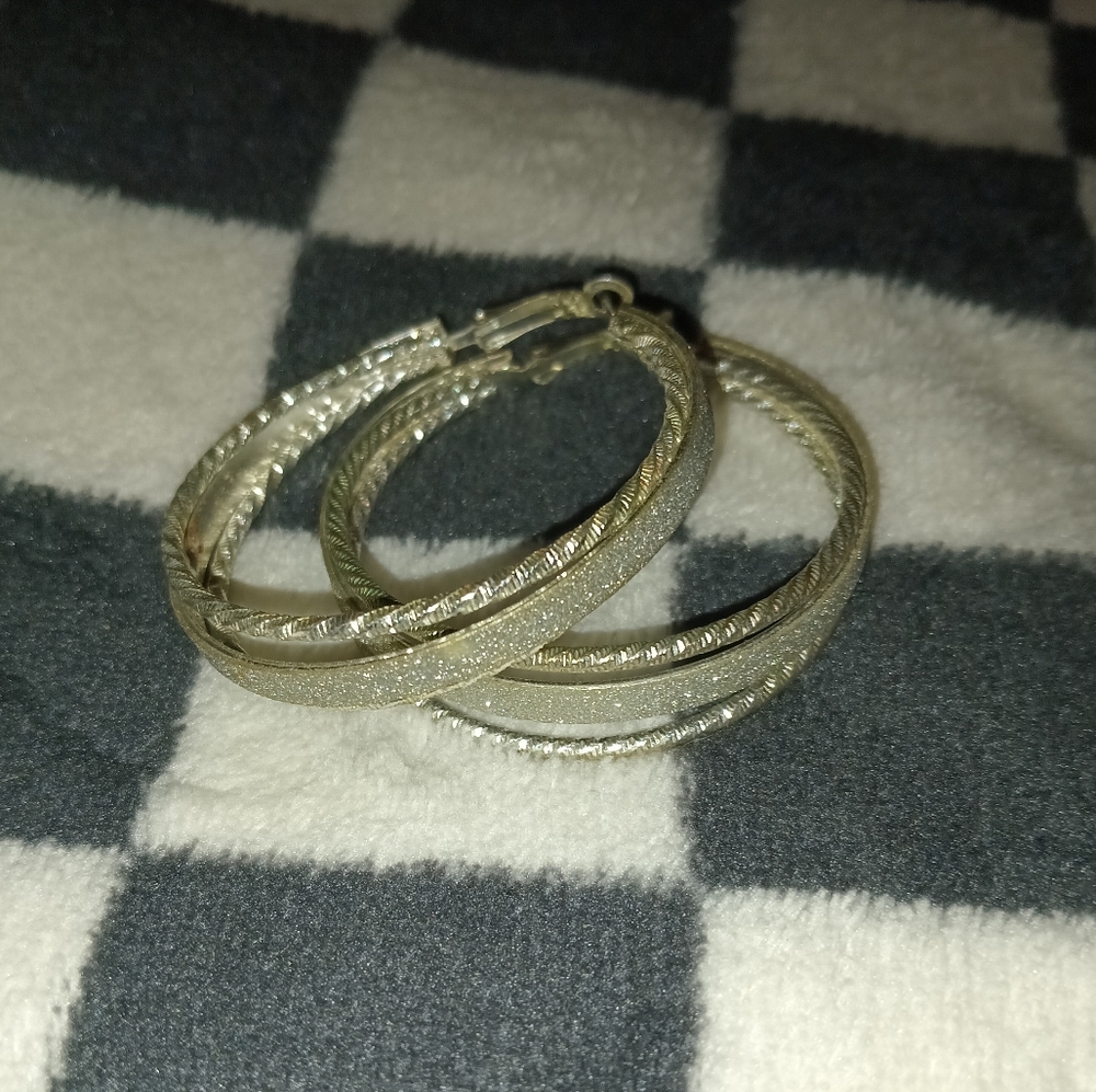 Elegant Silver Hoop Earrings